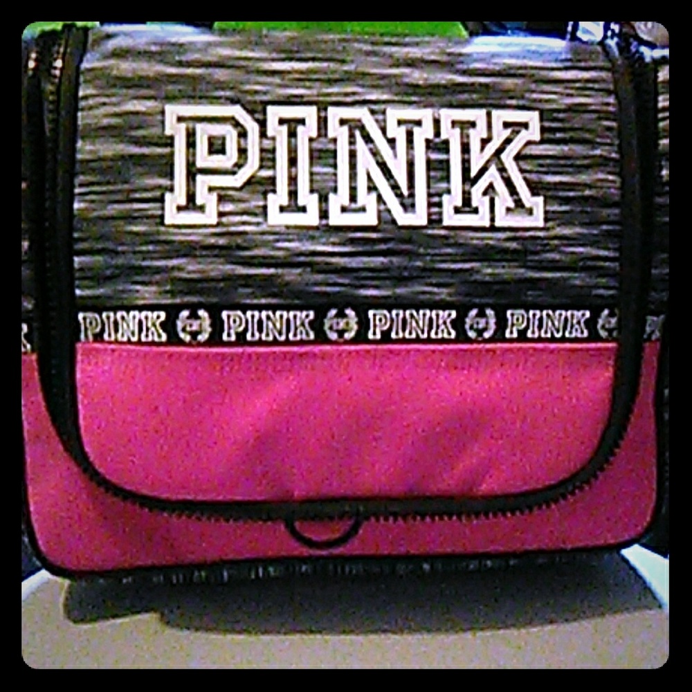 VS LOVE PINK womens lingerie/make up bag